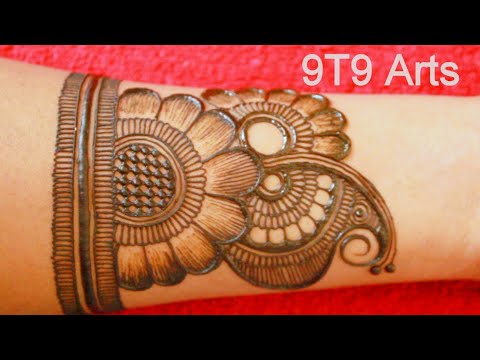 Very Easy and Stylish Front Hand Arabic Mehndi Design for Karwa Chauth 2023 | Mehandi ka Design