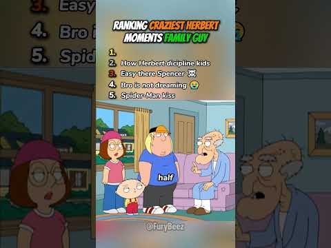 Ranking Craziest Herbert Moments in Family Guy 🤣