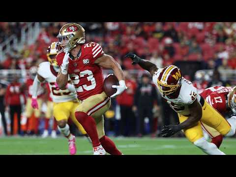 Christian McCaffrey's best plays from 2-TD, 117-yard game vs. Commanders | Week 6 — NFL