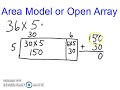 Exploring Multiplication with Open Arrays