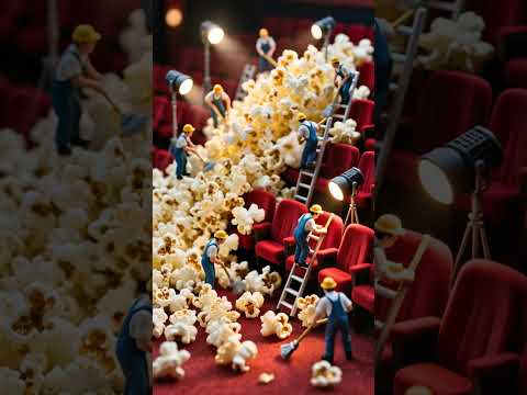 🍿 Alerte débordement dans la salle 7 !Les Tiny Workers sont envoyés d'urgence pour gérer une tempête