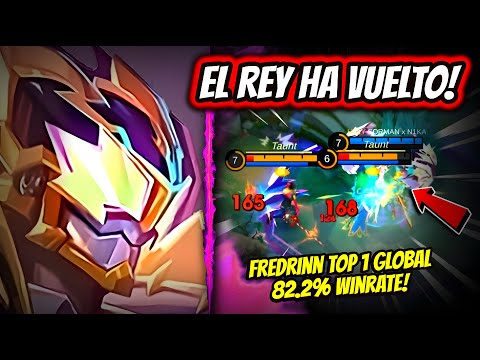 ¡EL REY DE FREDRINN HA VUELTO A SU TRONO! FREDRINN TOP 1 GLOBAL 82.2% WINRATE! | MOBILE LEGENDS