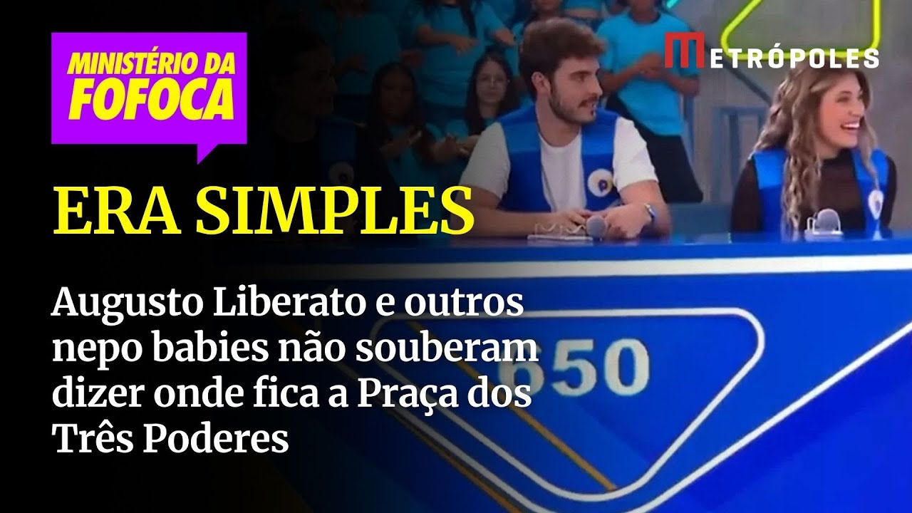 Filho de Gugu passa vergonha por não saber onde fica a Praça dos Três Poderes