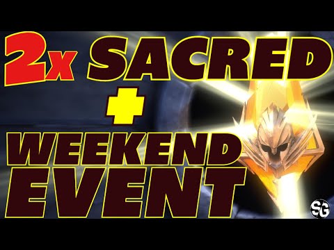 2x Sacred & event THIS WEEKEND Raid Shadow Legends 2min video update