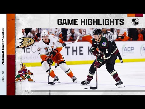 Ducks @ Coyotes 1/24 | NHL Highlights 2023