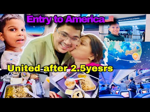 Landed in🇺🇸! Port of Entry California 📍ଆମେରିକା flight price କେତେ? କେତେ ଘଣ୍ଟା ଲାଗେ? ଖାଇବାକୁ କଣ ମିଳେ?