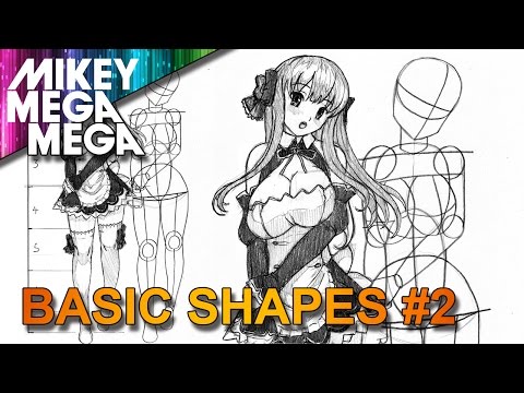 How To Draw Sexy Anime Girls From Basic Shapes - REAL...