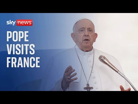 Pope Francis arrives to France for a two-day visit