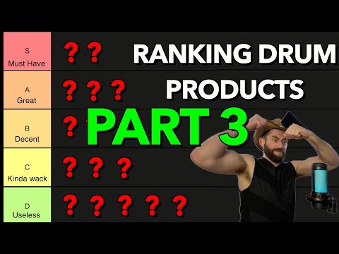 Ranking the BEST and WORST Drum Products pt 3