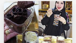 موس الشكولاته سهل وسريع وطعمه يجنن 😋 قومى اعملى وفرحيهم وافتحى نفسهم على المذاكره  🫶❤️