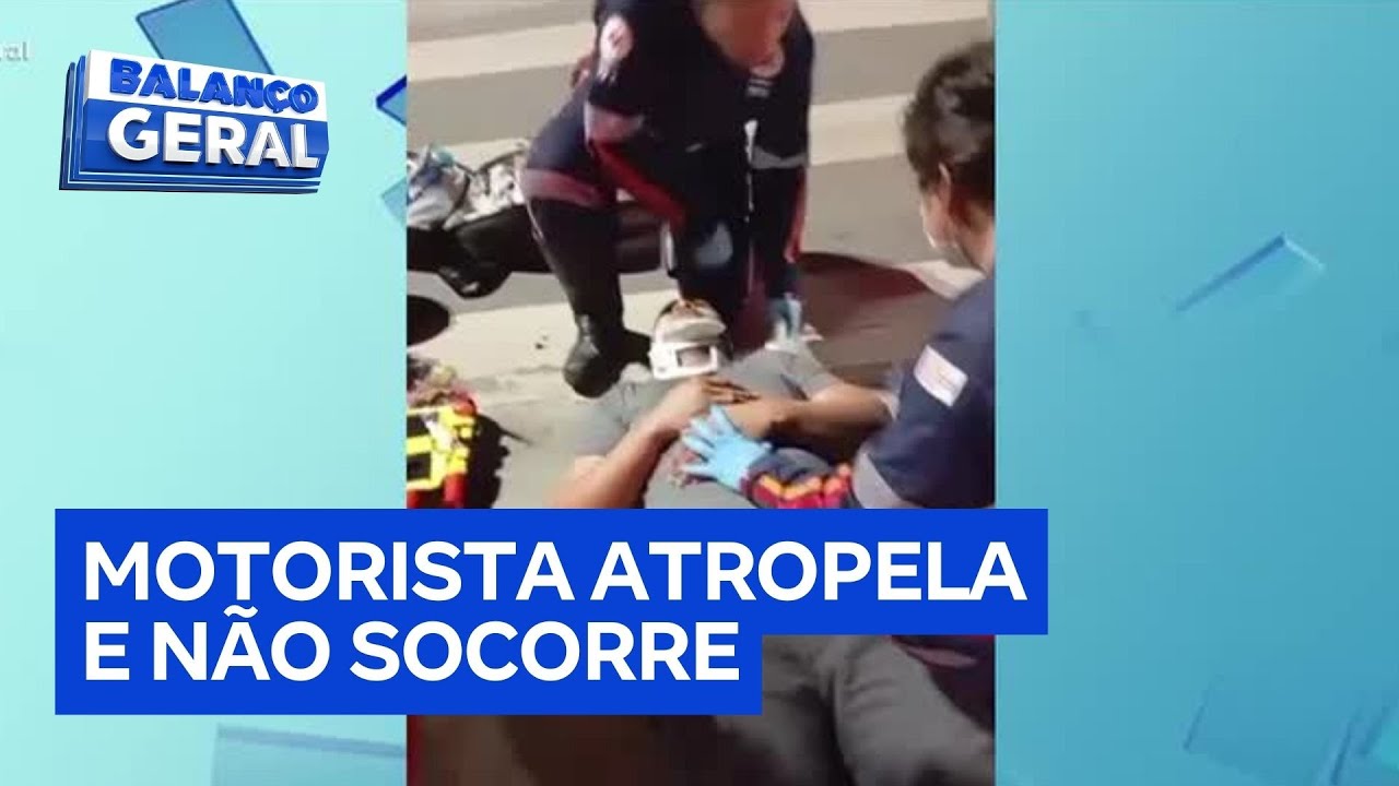 SP cozinheiro é atropelado em cruzamento e tem a vida salva por mochila com roupas