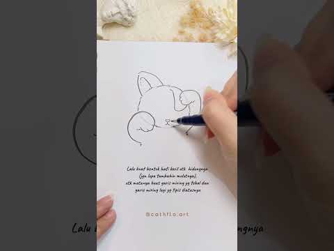 Tutorial Gambar Kucing Aesthetic @cathfloart