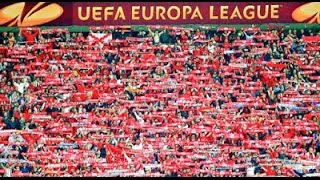 Himno Sevilla FC a capela. Zona visitante 26.9.15