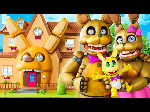 SPRING BONNIE BUYS HIS FIRST HOUSE? FNAF Into The Pit Animation