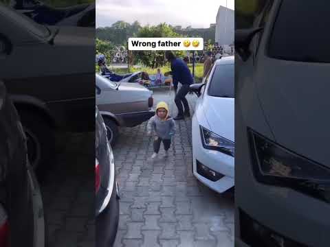 Toddler Chooses  Wrong Dad.??? #shortvideo #funny