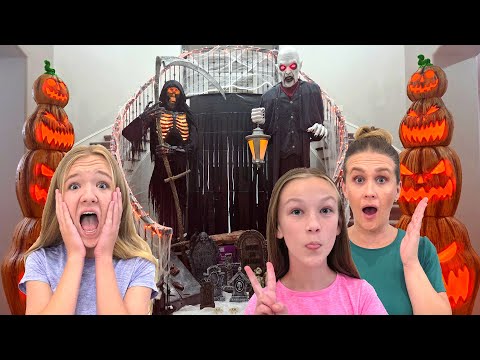 Turning a Mansion into a Haunted House For Halloween!!