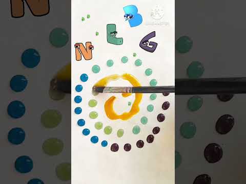 Alphabet Lore #24magicalcolors #alphabet #colorfulletters #colormixingmagic