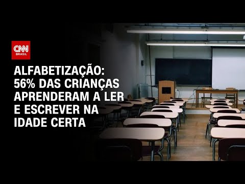 ​Alfabetização: 56% das crianças aprenderam a ler e escrever na idade certa | LIVE CNN