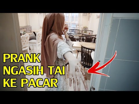 PRANK PACAR : NGASIH TAI KE PACAR SAMPE MARAH !