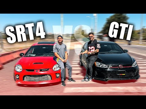 CORRI CONTRA SIMON AHUED NEON SRT4 vs GOLF GTI || JUANITO MARTINEZ