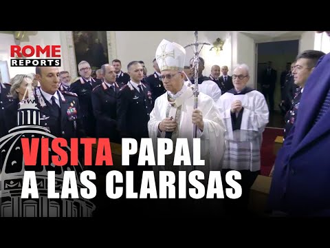 “Escapada” de León XIV en Castel Gandolfo: misa con los carabinieri y visita a las clarisas
