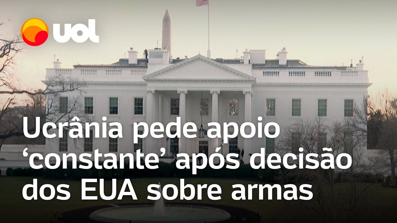 Ucrânia pede apoio constante após decisão dos EUA sobre armas