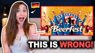 German Reacts to BEERFEST! | Feli from Germany