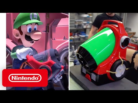 Luigi's Mansion 3 - Behind the Poltergust G-00 with Volpin Props