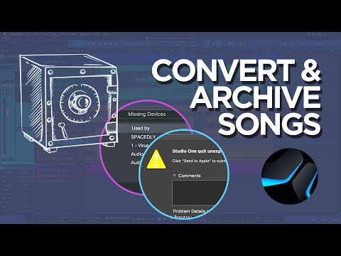 Conversion Options in Studio One - Future-Proof Your Songs!