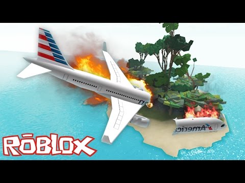 Roblox - The Island - PLANE CRASH INTO DEMON ISLAND!!