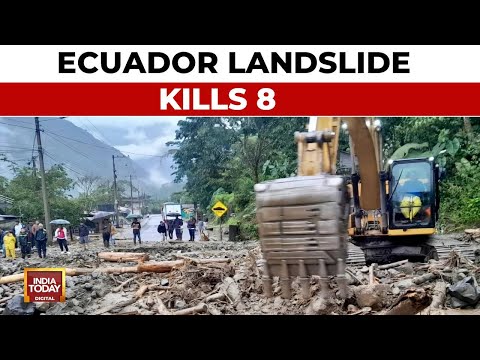 Ecuador Landslide: Rescuers Find More Victims After Landslide, Raising Death Toll To 8
