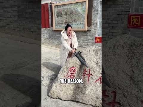 Why Are People in China Rubbing Iron on Stones?