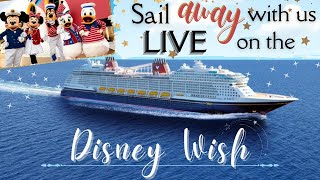  LIVE: FROM THE DISNEY WISH JOIN US AS WE SAIL AWAY ON THE FIRST VERY MERRY CRUISE
