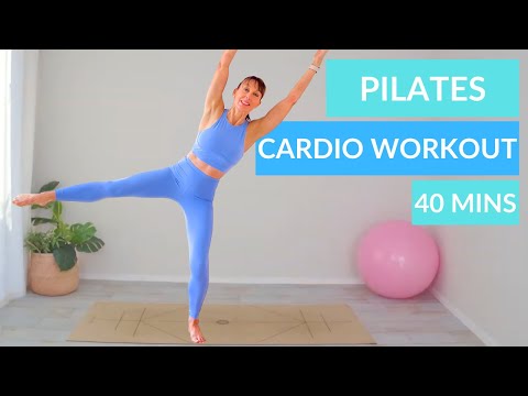 PILATES CARDIO WORKOUT | Low Impact, No Jumping Full Body Standing and Mat Workout | 40 Minutes