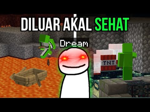 Manhunt Dream Yang MEMECAHKAN INTERNET, Minecraft Speedrunner VS 3 Hunter GRAND FINALE Analysis
