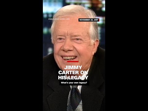 Jimmy Carter on his legacy