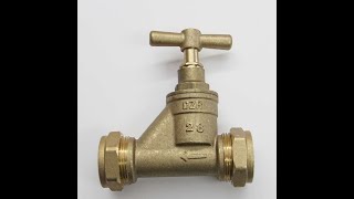How to fit a stopcock without turning off the water.