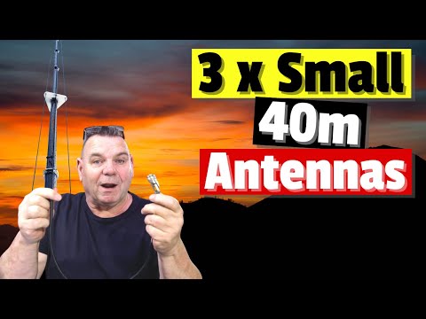 Cheap 40m Antennas for Small Yards / Plots