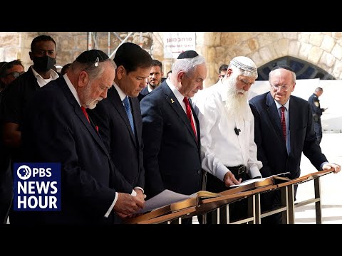 YouTube video thumbnail: Rubio Affirms U.S. Support for Israel's Vision of Military Victory in Gaza