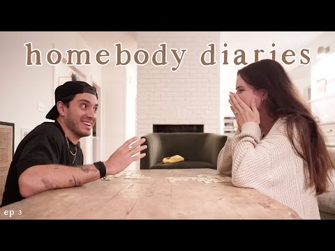 VLOG: games with my husband, girls night + crafts! (Homebody Diaries)