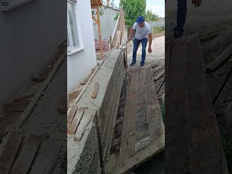 Duvar Kalıbını Söküyoruz. İnşaat. Harç. Beton. Tamir. Tadilat. ev inşaatı.#keşfet #inşaat #beton