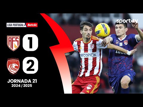 Resumo: AFS 1-2 Santa Clara - Liga Portugal Betclic | sport tv