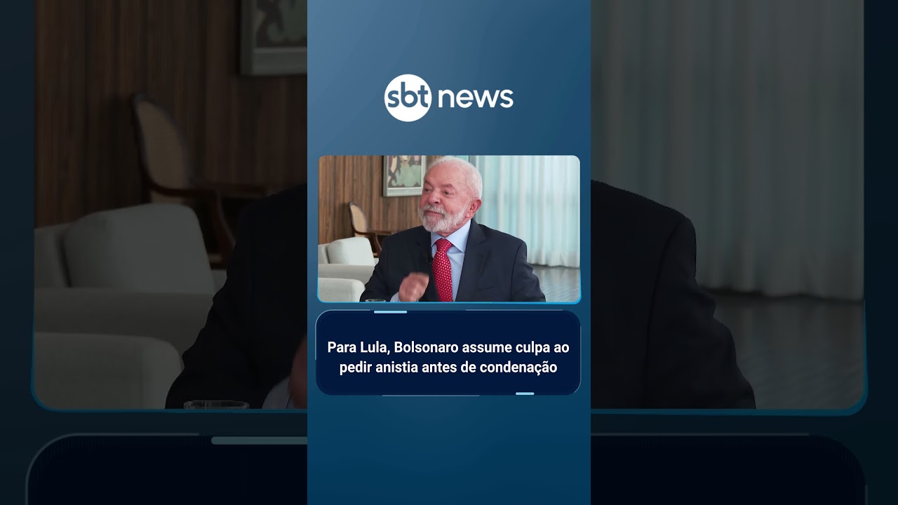 Para Lula, Bolsonaro assume culpa ao pedir anistia antes de condenação