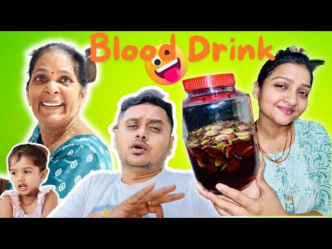 Kinjal ka Blood🩸Drink😆Maa n Patara khola aur kinjal ghar se bhag gai🤣mazaa aa gaya🥳