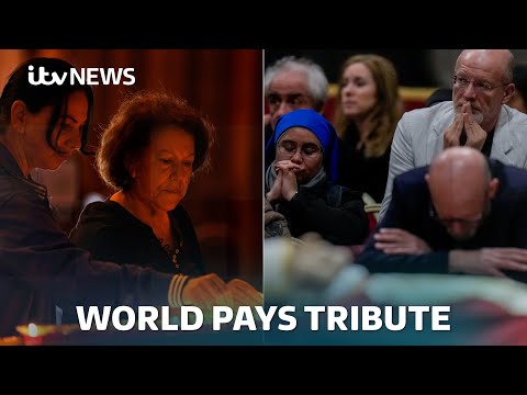 From Gaza to Argentina: How the world paid tribute to Pope Francis | ITV News
