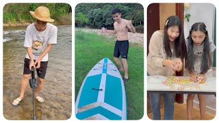 Go Gold Hunting in The Stream 😂 || Giant Soup 😱 || Lots of Eye Candy 🍭 by Su Hao #shorts