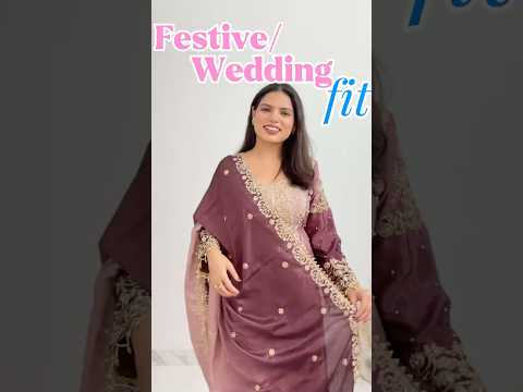 Party wear suit from Myntra😍 #myntra #suit #meesho