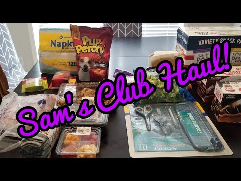 Sams Club Haul