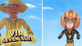 Vir The Robot Boy | Volcano Blast | Vir Seven Suit Compilation | Wow Action
