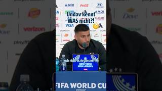 Undav kennt Hype-Song nicht 😮 | Sportschau #shorts
